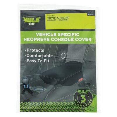Hulk 4x4 Neoprene Console Cover To Suit Toyota Hilux Kun Series