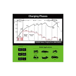 4 Bank 5 Stage Fully Automatic Battery Charger For 4 X 4 Amp 12V