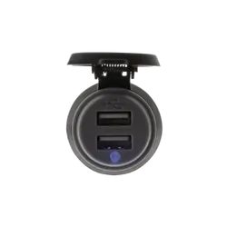 Dual Usb Socket For 90 Degree Terminals