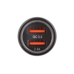 Dual Usb In Car Socket Charger For Qc3.0 & 2.4 Amp