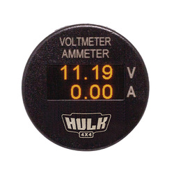 Hulk 4x4 Oled Voltmeter & Ammeter 12-24V Dc 0-100Amp With Shunt