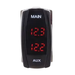 Hulk 4x4 Contour Carling Rocker Dual Voltmeter Red Led