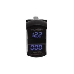 Switch Size Dual Voltmeter & Ammeter