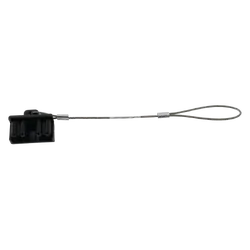 Hulk 4x4 Pkt 1 Black Plastic Cover To Suit 50Amp Connector W/ Steel Loop