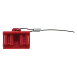 Hulk 4x4 Pkt 1 Red Plastic Cover To Suit 50Amp Connector W/ Steel Loop