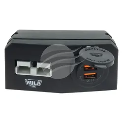 Hulk 4x4 Double Surface Mount Housing 50Amp Anderson Style Plug