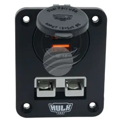 Hulk 4x4 Double Flush Mount Housing 50Amp Anderson Style Plug