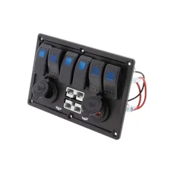 6 Way Switch Panel With 50A Plugs