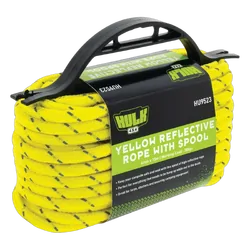 Hulk 4x4 6Mm*15M Reflective Rope Yellow With High Vis Weave