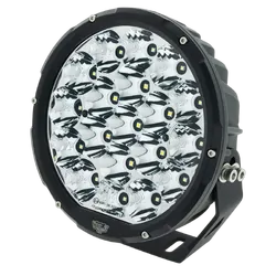 Hulk 4x4 7" Rnd Led Driving Lamp Drivng Beam 9-36V 106W 19 Led'S Black