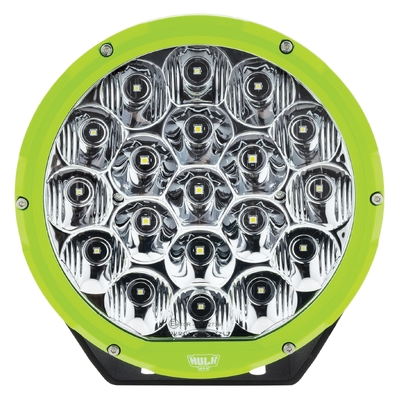 Hulk 4x4 7" Rnd Led Driving Lamp Drivng Beam 9-36V 106W 19 Led'S Green