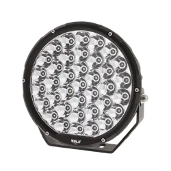 Hulk 4x4 9" Rnd Led Driving Lamp Drivng Beam 9-36V 160W 37 Leds Black