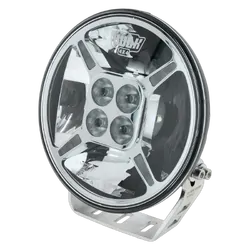 Hulk 4x4 7" Rnd Led Driving Lamp Drivng Beam 9-36V 60W Chrme 6,000Lms