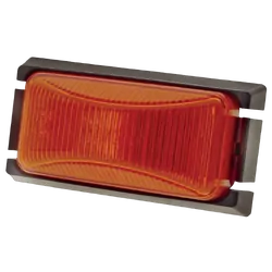 Hulk 4x4 Led Supplmtry Side Marker Lamp Amber 12/24V, Black Base