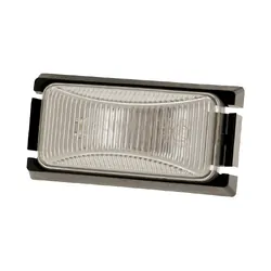 Hulk 4x4 Led Front End Outline Marker Lamp White 12/24V, Black Base