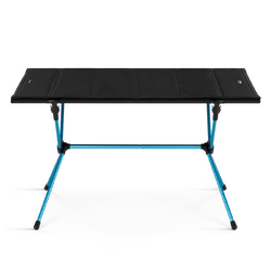 HELINOX Table Four Black with Cyan Blue Frame