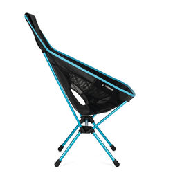 HELINOX Chair One Highback (re) S25 - Black with Cyan Blue Frame