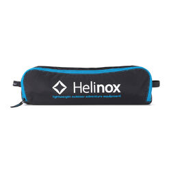 HELINOX Beach Chair Black with Cyan Blue Frame