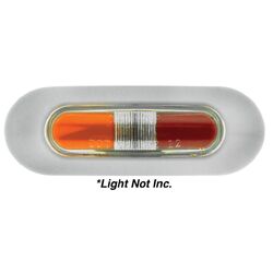 Ignite Pkt 4 White Bezel T/S Zeon Led Side Marker Lamps . 95 X 32 X 16Mm