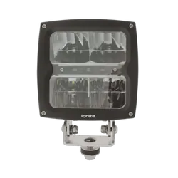 Ignite Led Headlight 10-30V High /Low Beam Black Face 10Leds 60 Watt 1800 Low 3600Lmns High