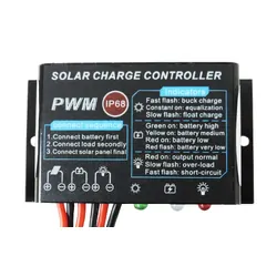Solar Charge Controller 12/24V Sealed (IP 68)