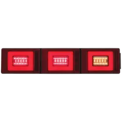 Ignite Zeon Led Jumbo Triple Comb Lamp Stop/Tail/Indicator Lamp 10-30V 0.5M Cable Horizontal/Vertical Mount