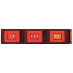 Ignite Zeon Led Jumbo Triple Comb Lamp Stop/Tail/Indicator/Indicator Lamp 10-30V 0.5M Cable Horizontal/Vertical Mount