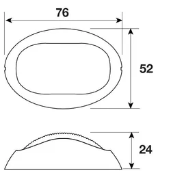 Ignite Led Masthead Nav Lamp 12/24V White With White Housing