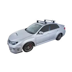 Rhino Rack Vortex 2500 Black 2 Bar Fmp Roof Rack For BMW 3 Series E92 2Dr Coupe 10/06 To 05/14