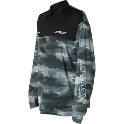 Jetpilot 2023 Venture Long Sleeve Fishing Polo Green Camo - Size Medium