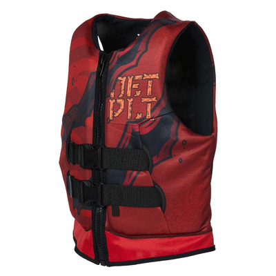 Jetpilot 2023 Boys Rex Youth Cause Neo Vest Red Level 50 - Size 3 To 4