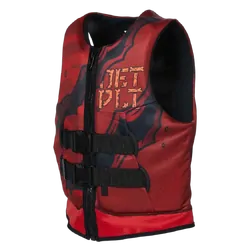 Jetpilot 2023 Boys Rex Youth Cause Neo Vest Red Level 50 - Size 3 To 4