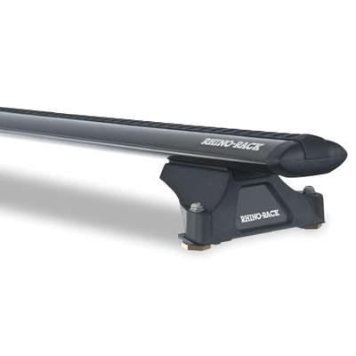 Rhino Rack Vortex Rltp Black 2 Bar Roof Rack For Ford Explorer Un - Us 4Dr Suv With Factory Tracks 10/96 To 10/01