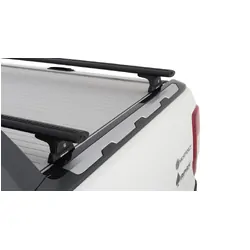 Rhino Rack Vortex Rlt600 Black 2 Bar Roof Rack For Ford Ranger Wildtrak Px/Px2/Px3 4Dr Ute (Roller Shutter Tracks) 06/12 On