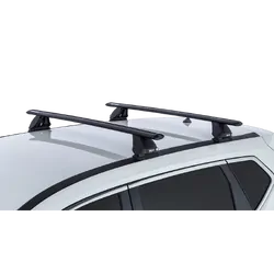 Rhino Rack Vortex 2500 Black 2 Bar Fmp Roof Rack For Nissan X-Trail Gen3, T32 5Dr Suv 03/14 On
