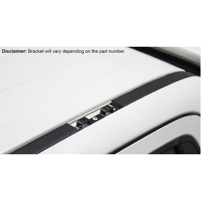 Rhino Rack Heavy Duty Rlt600 Ditch Mount Silver 2 Bar Roof Rack For Mercedes Benz Sprinter 4Dr Ute Double Cab 10/06 On