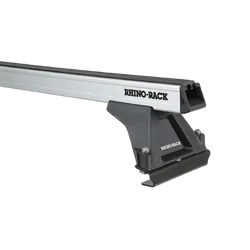 Rhino Rack Heavy Duty Rltf Silver 1 Bar Roof Rack For Isuzu N-Series 2Dr Truck Flat Roof 01/86 On