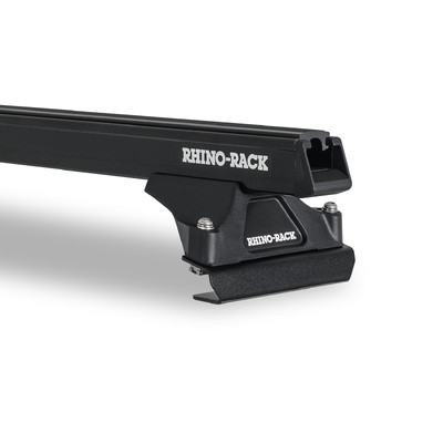 Rhino Rack Heavy Duty Rltf Black 1 Bar Roof Rack For Isuzu F-Series 2Dr Truck Flat Roof 01/86 On
