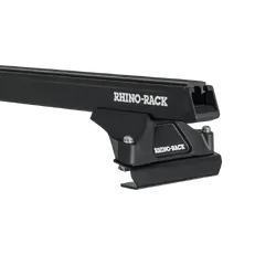 Rhino Rack Heavy Duty Rltf Black 1 Bar Roof Rack For Isuzu N-Series 4Dr Truck Flat Roof 01/86 On