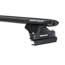 Rhino Rack Vortex Rltf Black 2 Bar Roof Rack For Isuzu N-Series 2Dr Truck Flat Roof 01/86 On