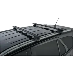 Rhino Rack Vortex Sx Black 2 Bar Roof Rack For Ford Everest 3Rd Gen 4Dr Suv With Flush Rails 10/15 - 2022
