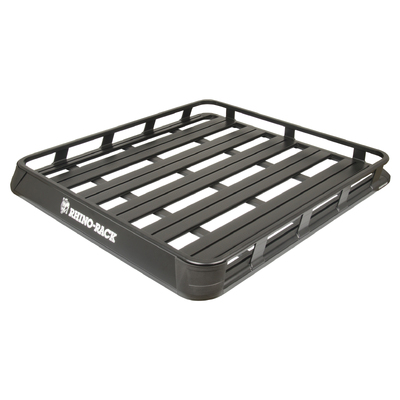 Rhino Rack Pioneer Tray (1400mm X 1280mm) For Land Rover Discovery 3 & 4, 5Dr 4Wd With Factory Tracks Short 04/05 To 06/17