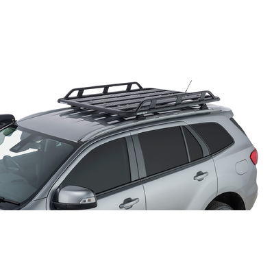 Rhino Rack Pioneer Tradie (1528mm X 1236mm) For Ford Everest 3Rd Gen 4Dr Suv With Flush Rails 10/15 On