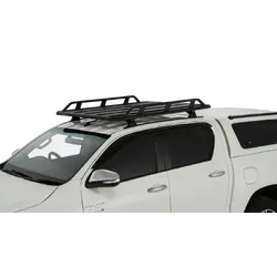 Rhino Rack Pioneer Tradie (1528mm X 1236mm) For Toyota Hilux Gen 8 4Dr Ute Double Cab 10/15 On