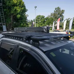 Rhino Rack Pioner 6 Platform (1500mm X 1380mm) With Sx Legs For Lexus Lx470 4Dr 4Wd With Roof Rails 05/98 To 03/08