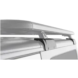 Rhino Rack Heavy Duty Rcl Silver 2 Bar Rhino-Rack Backbone Roof Rack For Jeep Wrangler Jk 2Dr 4Wd Hard Top 02/11 To 03/19