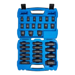 Kincrome Standard & Deep Impact Socket Set 30 Piece 1/2" Drive - Metric