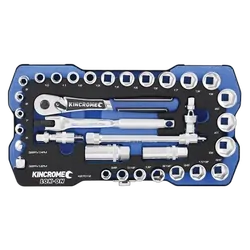 Kincromelok-On Socket Set 33 Piece 3/8" Drive - Metric & Imperial