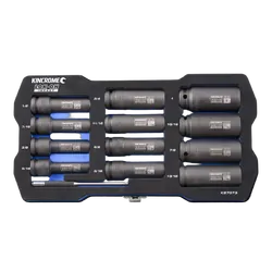 Kincrome Lok-On Deep Impact Socket Set 12 Piece 1/2" Drive