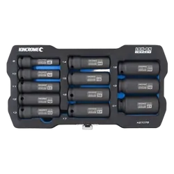 Kincrome Lok-On Deep Impact Socket Set 12 Piece 3/8" Drive - Metric